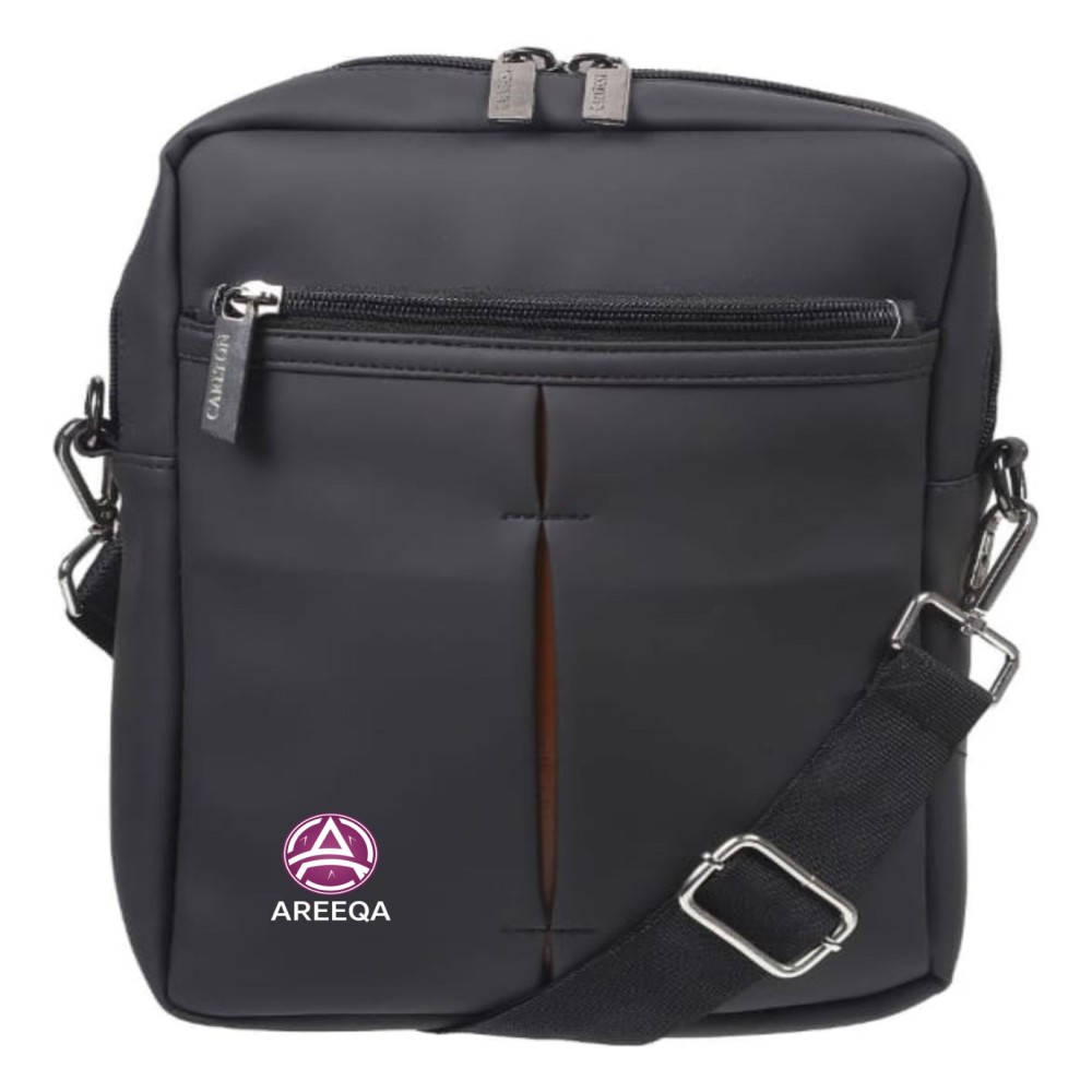 Black PU Leather Backpack Bags - Areeqa Enterprises